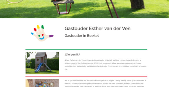 Gastouder Esther van der Ven